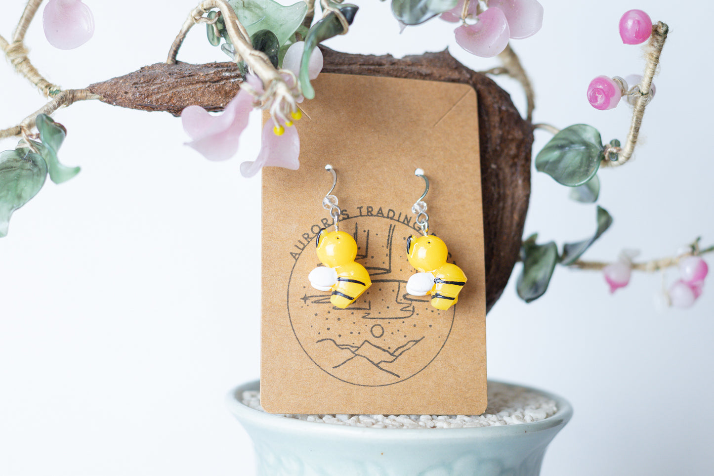 Bee Earrings - Auroras Trading Post