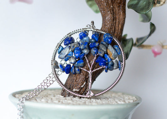 Tree Of Life Silver Necklace - Auroras Trading Post