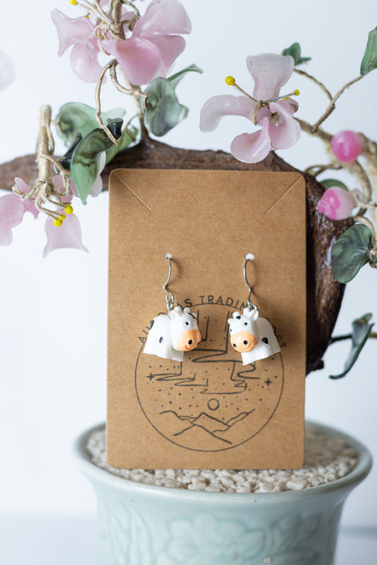 Cow Earrings - Auroras Trading Post