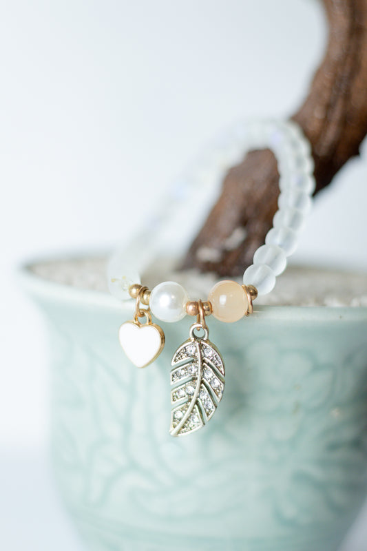 Jeweled Feather Bracelet - Auroras Trading Post