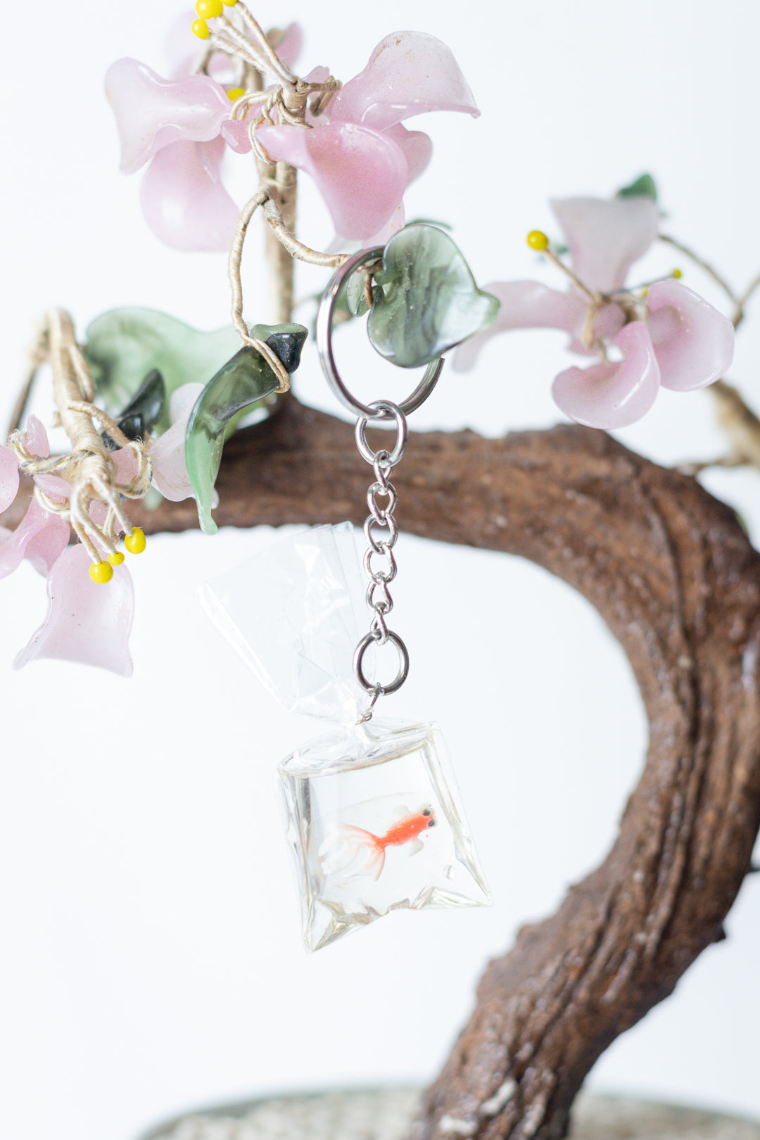 Fish in a Bag Keychain - Auroras Trading Post
