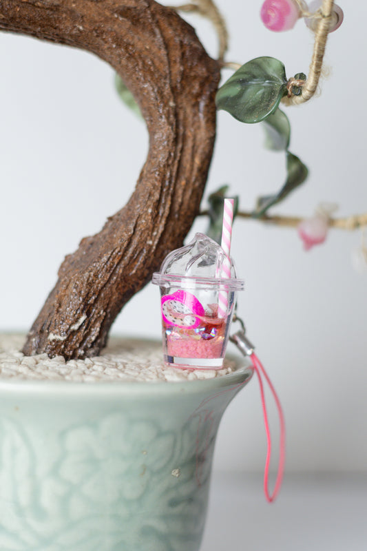 Pink Drink Keychain - Auroras Trading Post