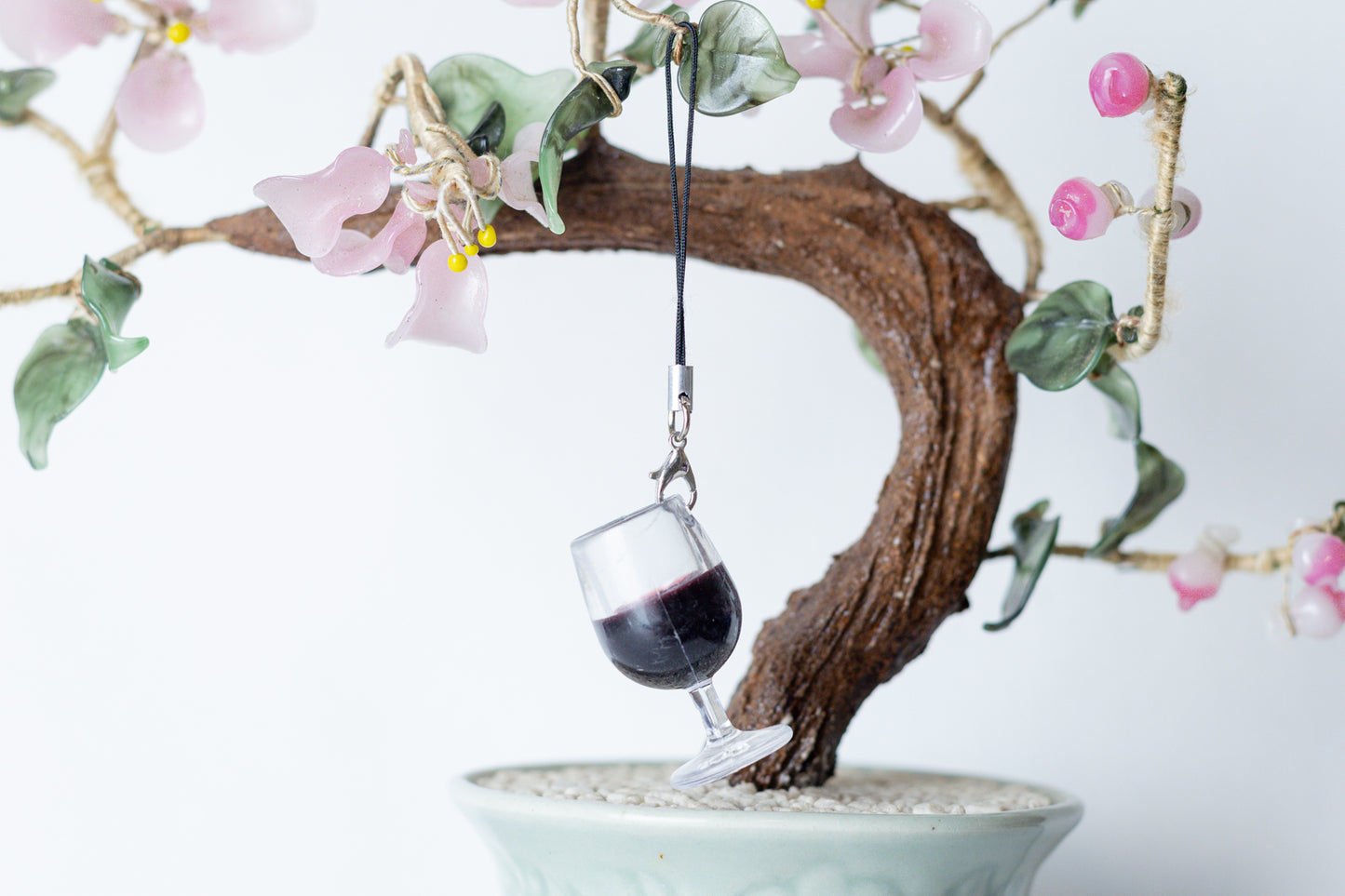 Red Wine Keychain - Auroras Trading Post